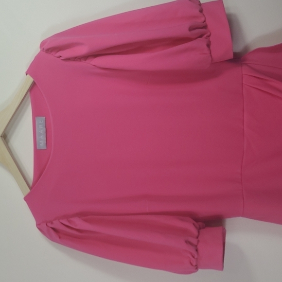 MAARE Pink Ruffle Dress Size Medium - Picture 3 of 12